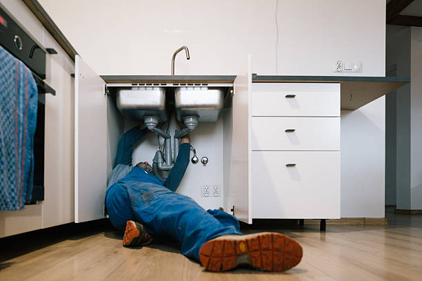 Professional Pipe Repair technician working in State Road, NC
